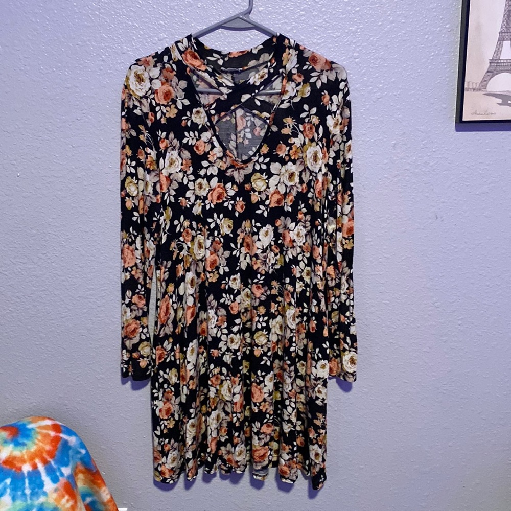 floral tunic